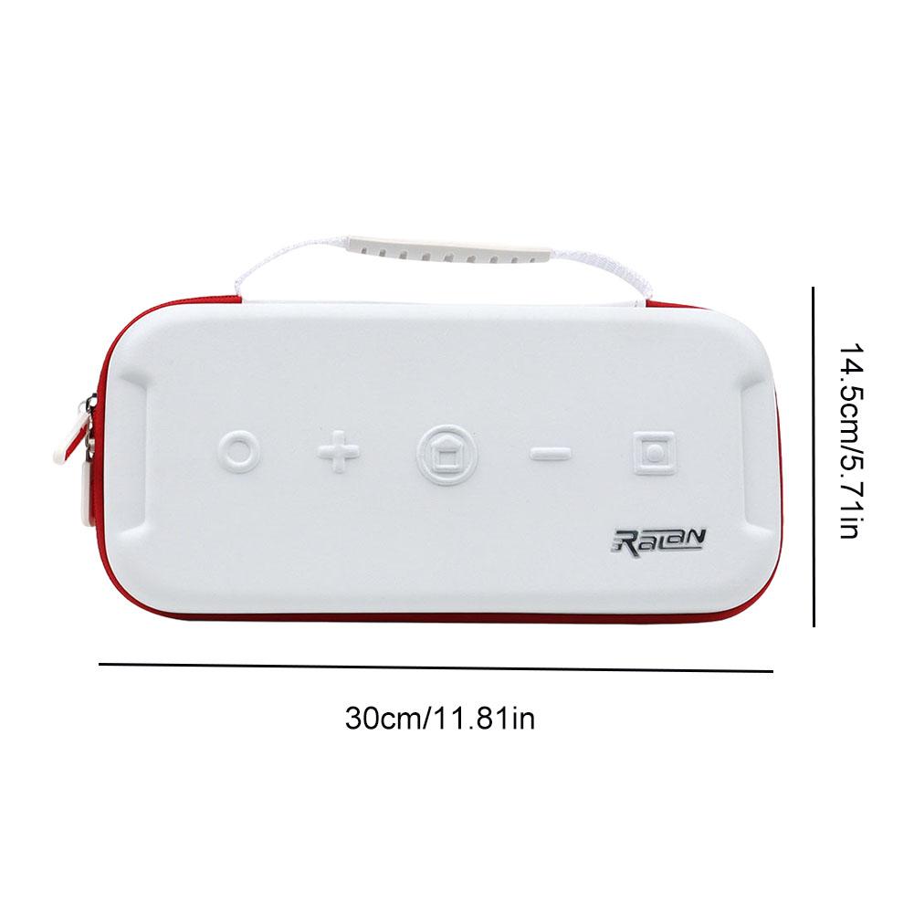 

For NS2 Game Console Storage Bag with Mesh Bag Portable Organizer Case Anti-Scratch Carrying Protective Case Gaming Accessories белый