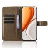 For Honor Magic8 Lite 5G/X9d 5G/X70 5G Leather Wallet Case with Strap Diamond Texture Phone Cover