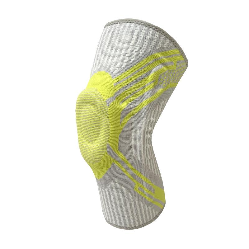 Durable And Safe Sports Knee Pads Brace Support Sports Fitness Basketball Spring Knee Booster Meniscus Joints Protector Running Accessories XL