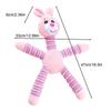 Bunny Dog Toy Funny Dog Chew Toy Portable Pet Supplies Soft Puppy Tooth Cleaning Tool For Domestic Animals