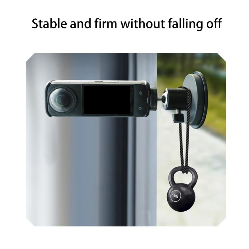 Magnetic Rotating Mount Adapter with 360 Degree Swivels for Action Cameras and Accessories