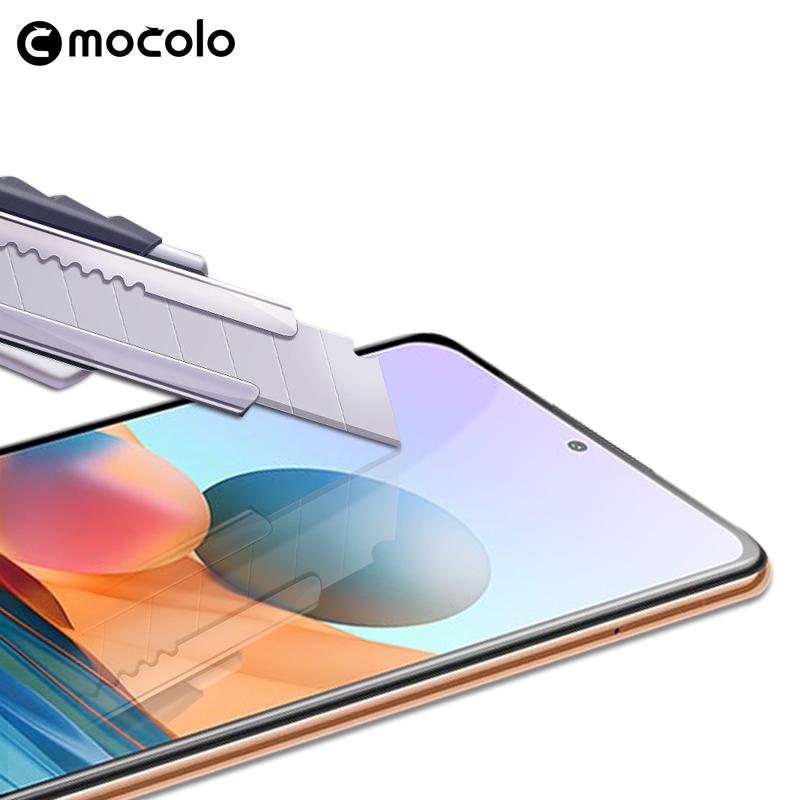 MOCOLO Anti-explosion Silk Printing Tempered Glass Full Size Screen Full Glue Film for Xiaomi Redmi Note 10 Pro 4G (India)/(Global)/Note 10 Pro Max