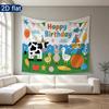 Party Backdrop Flat Banners Duck Rabbit Pumpkin Boat Bunting Celebrations Wedding Celebration Photo Booth Front Door Decor