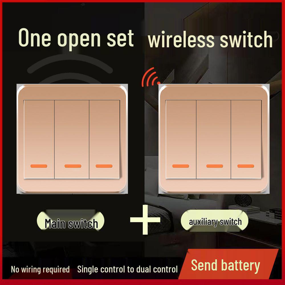 Wireless Smart Remote Master-Slave Light Switch 220V – Easy Installation