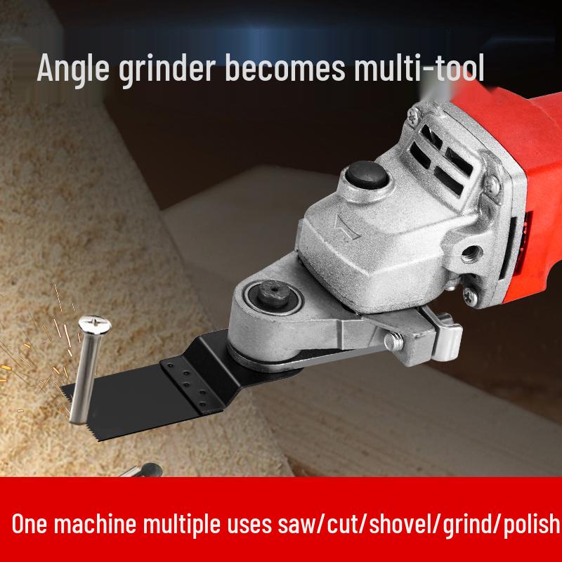 Universal Angle Grinder Woodworking Attachment: Electric Trimmer, Chisel, and Cutting Machine Conversion Head.