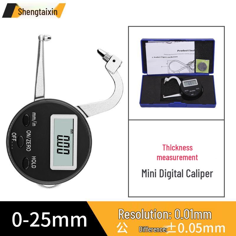 Shengtai Xin Precision Digital Caliper for Measuring Thickness & Diameter of Lenses