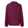 Men's Casual Color-Block Collared Long-Sleeve Knit Base Layer Top