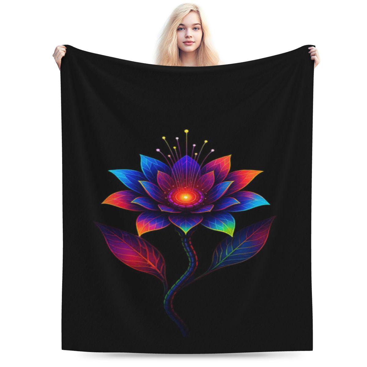 FUTURE FLOWER Custom Comfortable Gift An UltraSoft Micro Fleece Blanket 75x100cm 30x40in