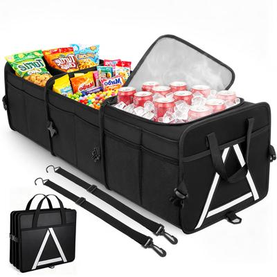 Foldable Insulated Ice Pack Glove Box and Car Trunk Storage
