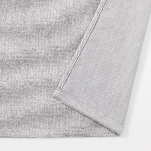 MUJI Pile Weave 2-Piece Long Towel, Set of 4, 34 X 110cm, Gray/Extremely Thin, Long Towel, Easy To Dry 84252297