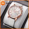 Xiaomi Fashion Leather Strap Women Quartz Wristwatch Ladies Casual Roma Dial Watch Reloj Mujer Girls Clock Gift (Without Box)