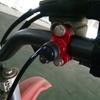 Red CNC Billet Motorcycle Engine Stop Start Kill Switch Button For Dirt Pit Bike