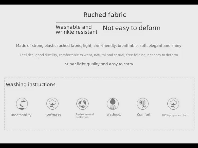 Women's 2025 Spring Miyake Ruffled Long-Sleeve Lace-Up Dress, Medium-Length, Slim Fit, Pleated Bottom Skirt.