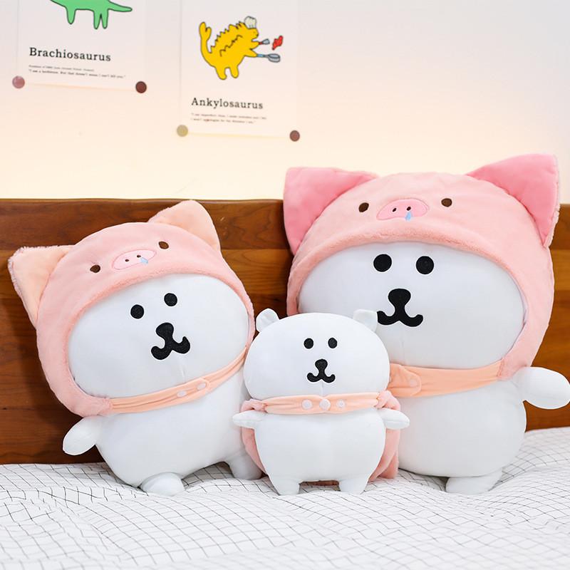 Joke Bear Plush Toy With Pig Hat Design For Kids Bedtime Comfort And Play