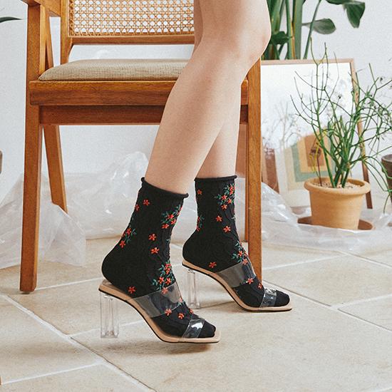 

(4 пары) Модные носки Crew Crew с оборками ED14 23cm - 26cm