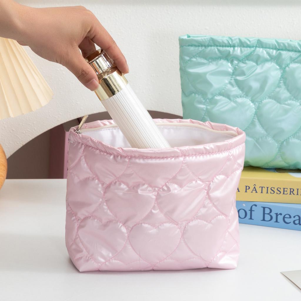 Travel Cosmetic Organizer Women Cute Makeup Bag Toiletry Storage Pouch