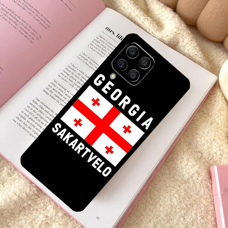 Georgia Flag Case For Samsung Galaxy M12 M14 M11 M13 M15 M06 M16 M36 M56 M31 M53 M32 M52 M35 M55 M34 M54