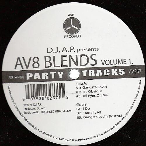 

12inch Record DJ A.P. - AV8 Blends Vol.1 AV267 AV8 US Rap & Hip-Hop/R&B Used