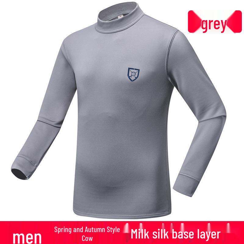 

Женская теплая футболка с длинным рукавом PoloGolf - Круглый вырез, Однотонная, Базовый слой для осени/зимы M