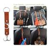 Instants Mount Car Back Hangers Leather Materials Storage Solution for Travel Accessory