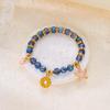 Sunflower  Bead Bracelet For Women Bohemian Starfish Flower Charm Alloy Bracelet Friendship Jewelry Gifts