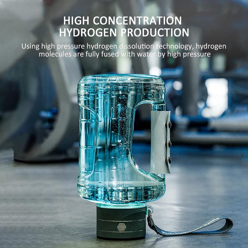 Hydrogen Water Bottle 1.5L Hydrogen Rich Portable Sports Water Bottle Rich Molecular Hydrogen Water Generator Water Filter
