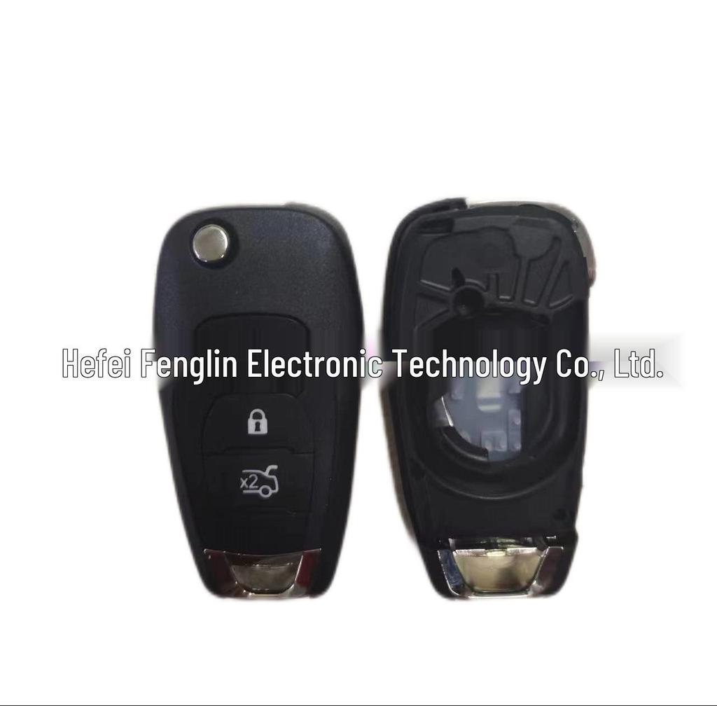 Fits 2019-2022 Chevrolet Onix/Trax: 3-Button Folding Remote Control, 433MHz, 4A Chip