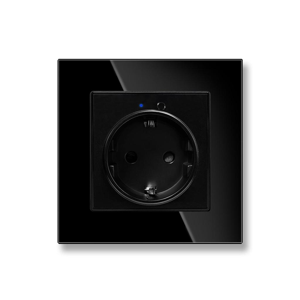 European Standard Smart WiFi Socket with APP Remote, Voice Control, Timer & Power Monitoring