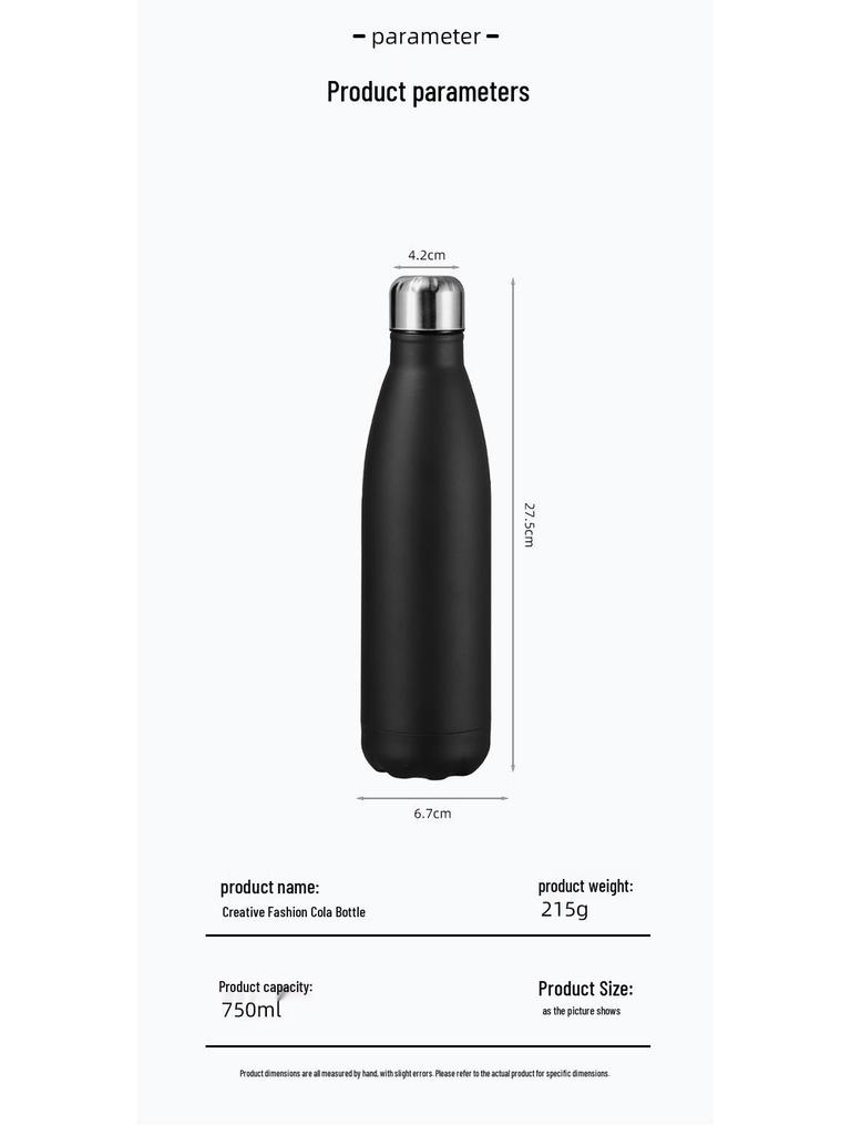 Cross-border 304 Stainless Steel Insulated Water Bottle - Large Capacity Outdoor Sports & Car Cup