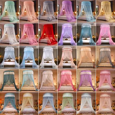 Girl Round Bed Tent Mosquito Nets Curtain Canopy 1.2M Children Bed Mosquito Net for Double Bed Mosquito Net Home/Garden