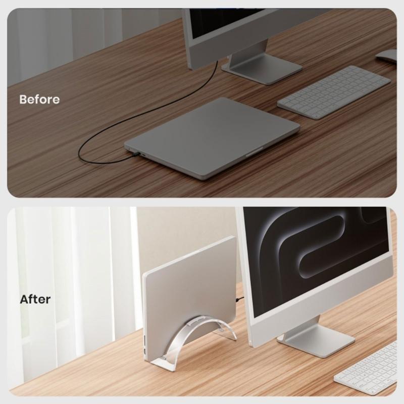 Modern Acrylic Support for Notebooks Acrylic Vertical Stand Simple Organizers for Books Stationery Notebook and More