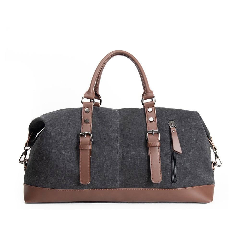 Canvas Artificial Leather Men Travel Bags Carry On Luggage Bag Men Duffel Bag Handbag Travel Tote Large Weekend Bag Dropshipping