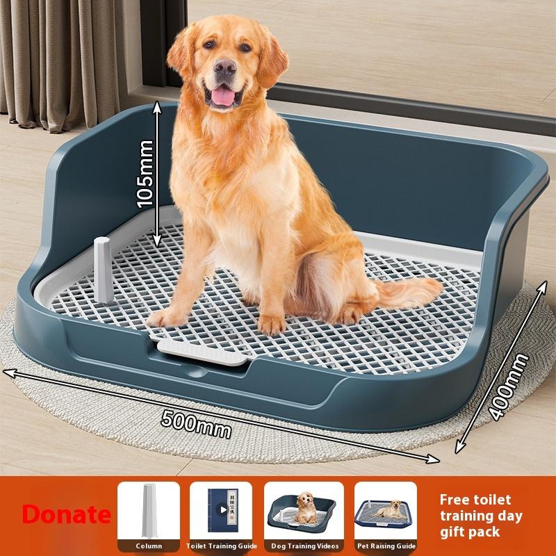 Toaleta do treningu czystości dla psa, Plastikowy uchwyt na podkładki do sikania dla psa ze zdejmowaną siatką, Trener czystości dla psa wielokrotnego użytku, Kuweta dla psa dla zwierząt domowych Up