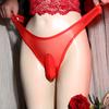 Sheer G-String Men Sexy See Through Mesh Underwear Gay Sissy Ultra Thin T-Back Thong Ball Pouch Panties Man Transparent Lingerie