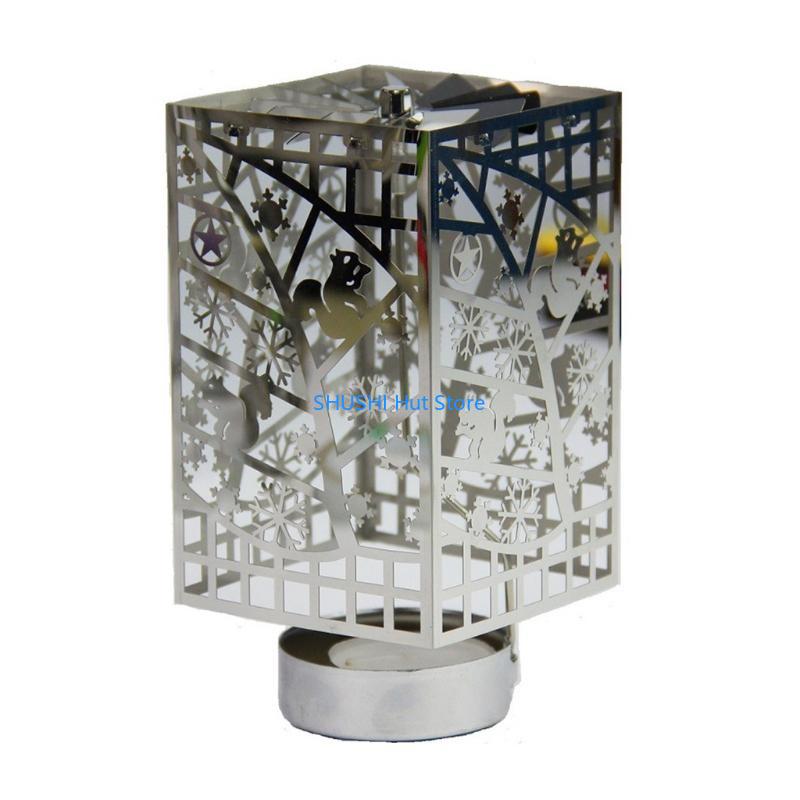 

for Creative Square Romantic Candlestick Elegant Desktop Holder Bedside Candlestick Ornaments Craft Shelf Home for D57B серебряный