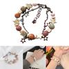 Lightweight Alloy Double Star Bracelet For Women Elegant Beaded Design Summer 2024
