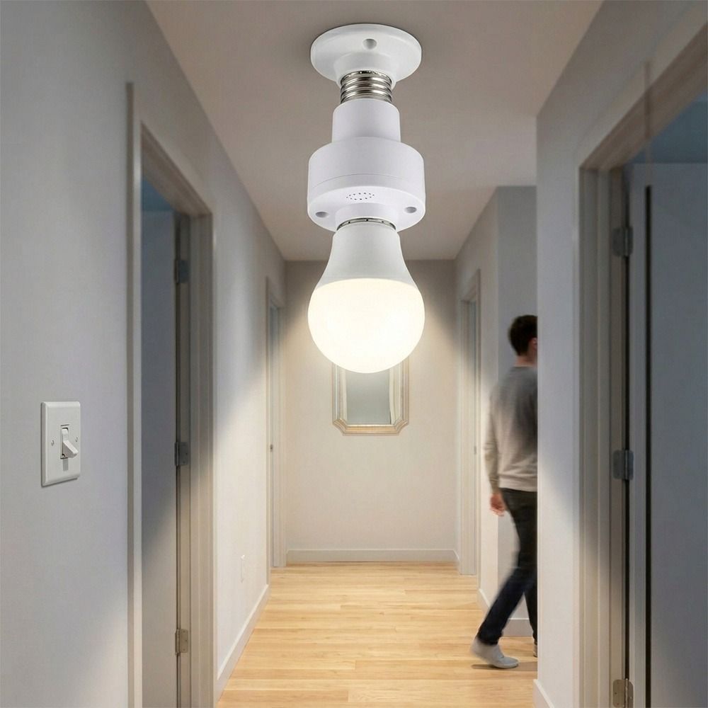 Automatic On Off Sensor Lamp Holder Screw in Lamp Socket Adapter  Lighting Accessories