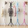 Iron Art Floor Standing Clothes and Hat Rack - Modern Bedroom Storage Hanger