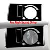 For Benz B Class W245 2005-2011 Real Carbon Fiber CD Control Panel Trim Cover Car Interior Accessories Decorative Sticker