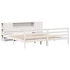 VidaXL Bunk Bed Without Mattress White 200x200 Cm Solid Pine Wood, Bed, Bedroom Furniture, Bed with Storage, 3322212