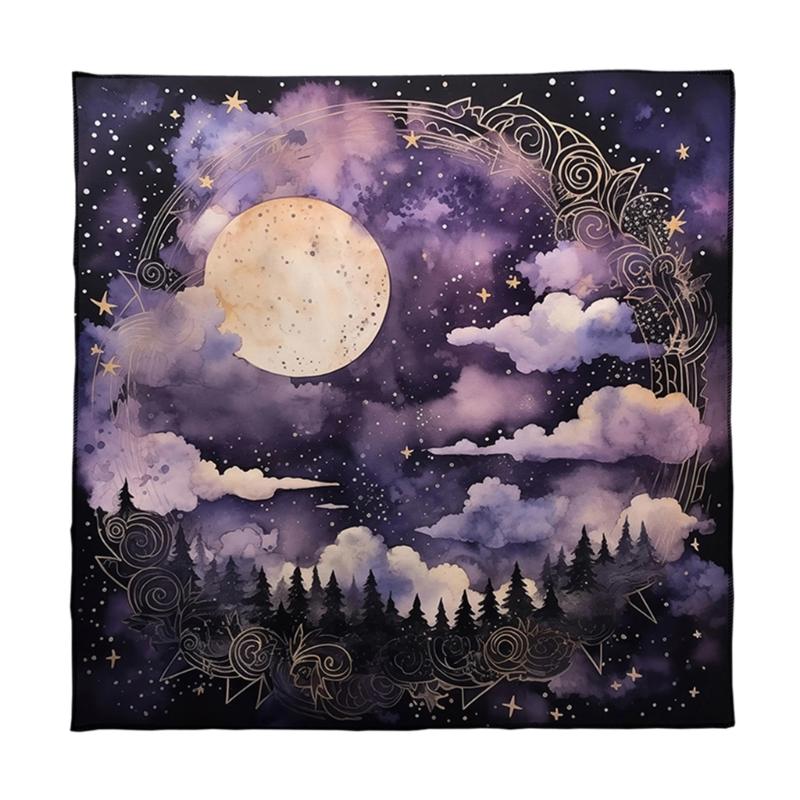 Square Table Cloth Tarots Altar Cloth Board Game Pad Tarots Reading Table Cover Tarots Card Mat Divination Tablecloth 50x50cm