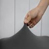 Solid Color Chair Covers Elastic Dining Room Seat Cover Washable Chair Protective Case for Restaurant Wedding Banquet Light Gray