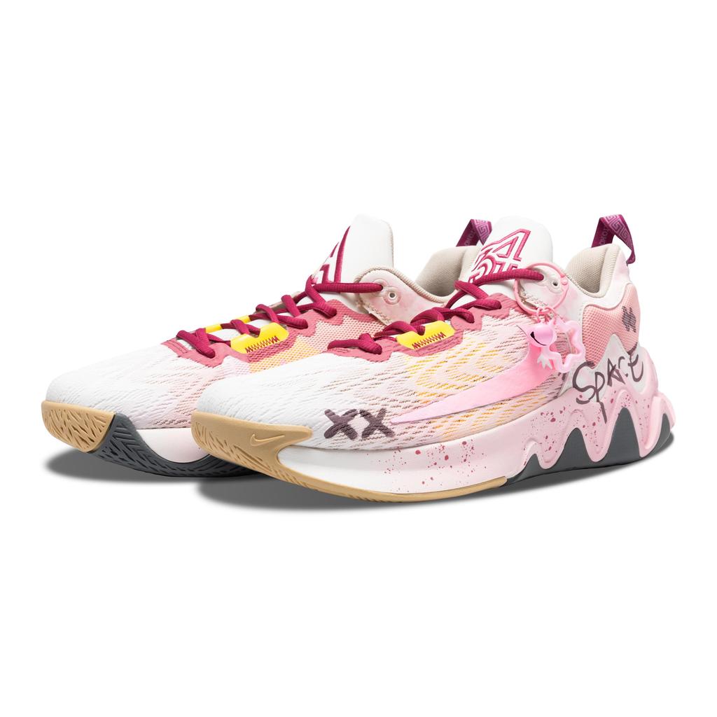 Nike Giannis Immortality 2 Breathable Moisture Wicking Coverage Low Top Basketball Shoes Men's White Yellow Pink DM0826-100(Team348-)
