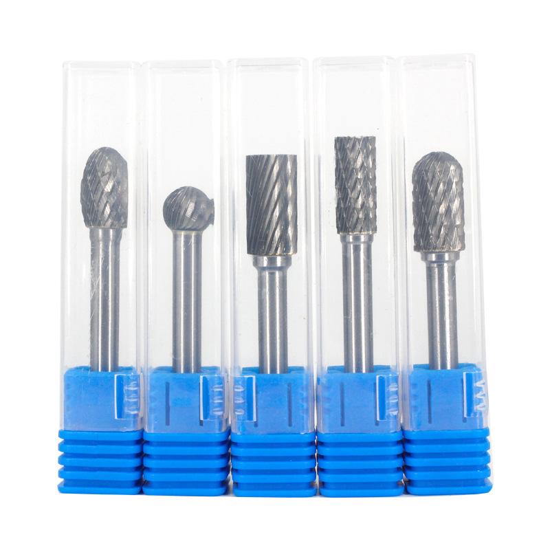 Tungsten Steel Carbide Rotary File Engraving Milling Cutter Head, Single/Double Cut