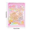 Landscape Sticker Scenes Cartoon Landscape Sticker Book Forest Village DIY 3D Sticker Scene Pocket Birthday Gift For Planner