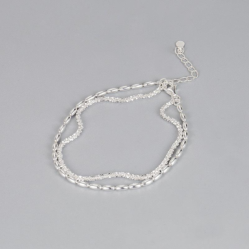 Gypsy Double-layer Stacked Sparkling Bracelets Ins Light Luxury Niche Jewelry