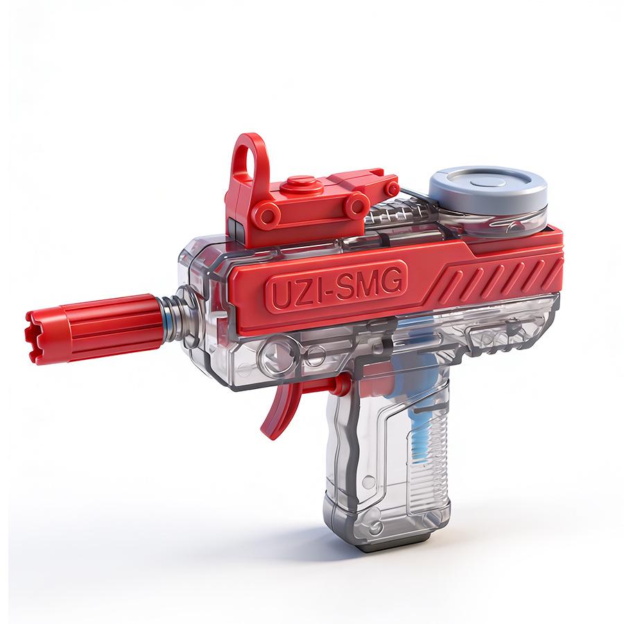 UZI Mini Tech Mechanical Water Squirt Gun Toy for Kids