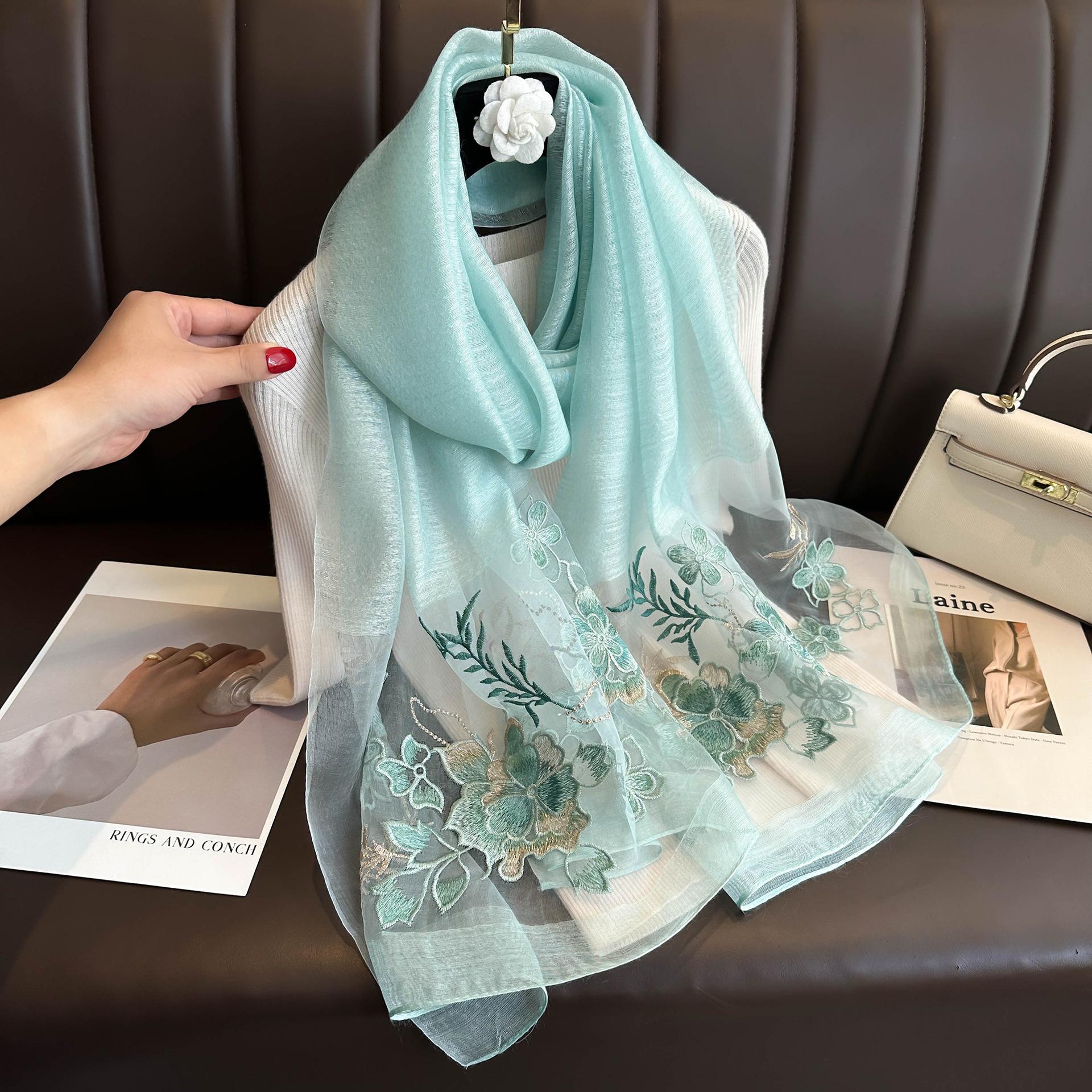 

Роскошный бренд Однотонный шелковый шерстяной шарф Женские шали Шарфы Летний женский хиджаб Зимняя мода Теплая бандана Фуляр Пашмина Пончо 90x180cm