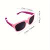 Spring and Summer Sun Shading Children's Folding Decorative Glasses Candy Colored Glasses Sunglasses