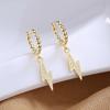 Fashion Popular Personality Unique Simple Lightning Ear Buckle Premium Earrings Earrings Earrings Girls